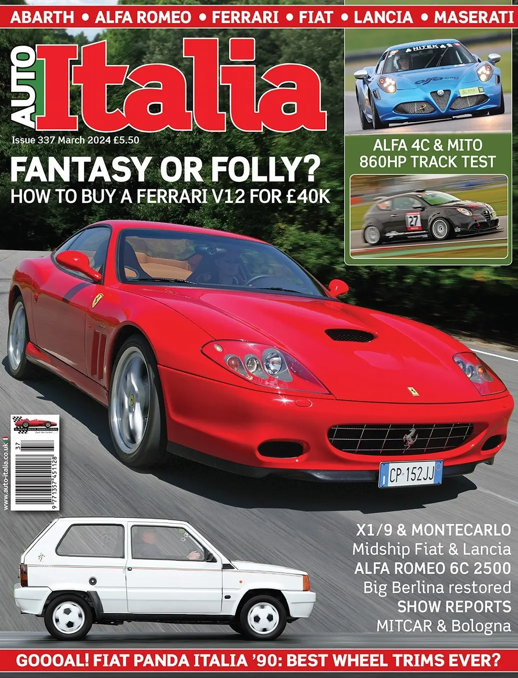 Issue 337 - Auto Italia Magazine
